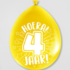 Party ballonnen 4 jaar (8 stuks)